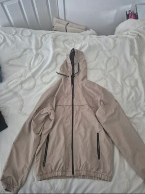 Moncler Men's Light Beige Hooded Jacket